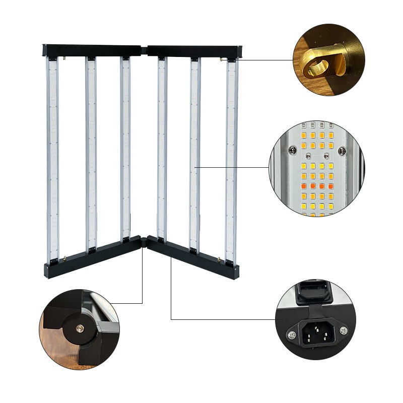 Best Commercial Indoor Full Spectrum 6 Bars 640 Watt LED Grow Light Bar ...